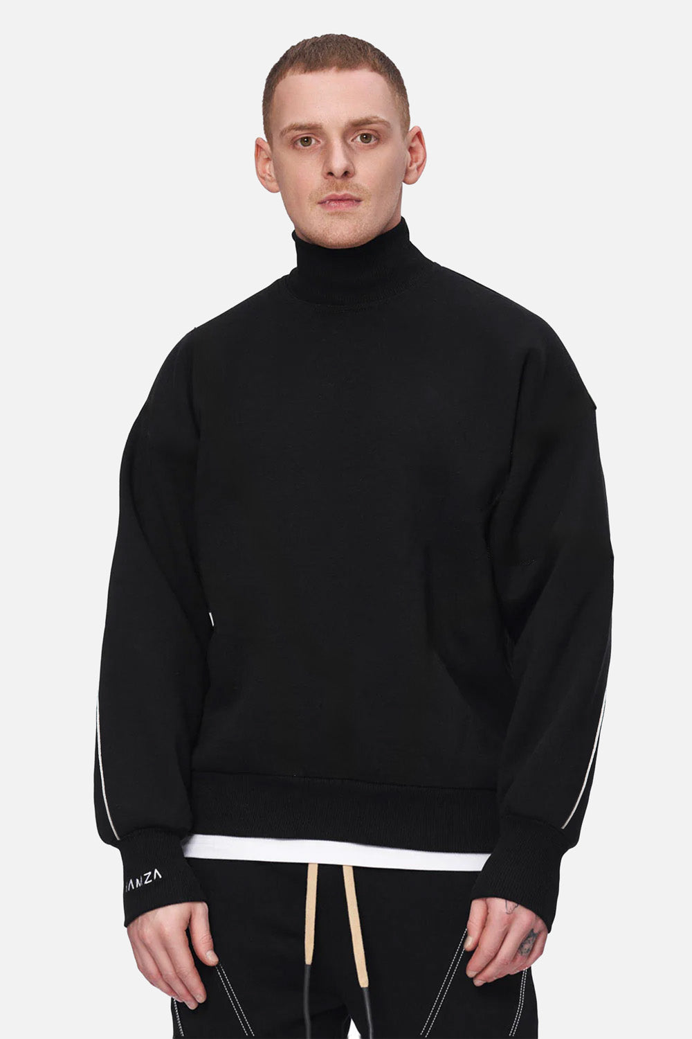 Linea Black Turtleneck