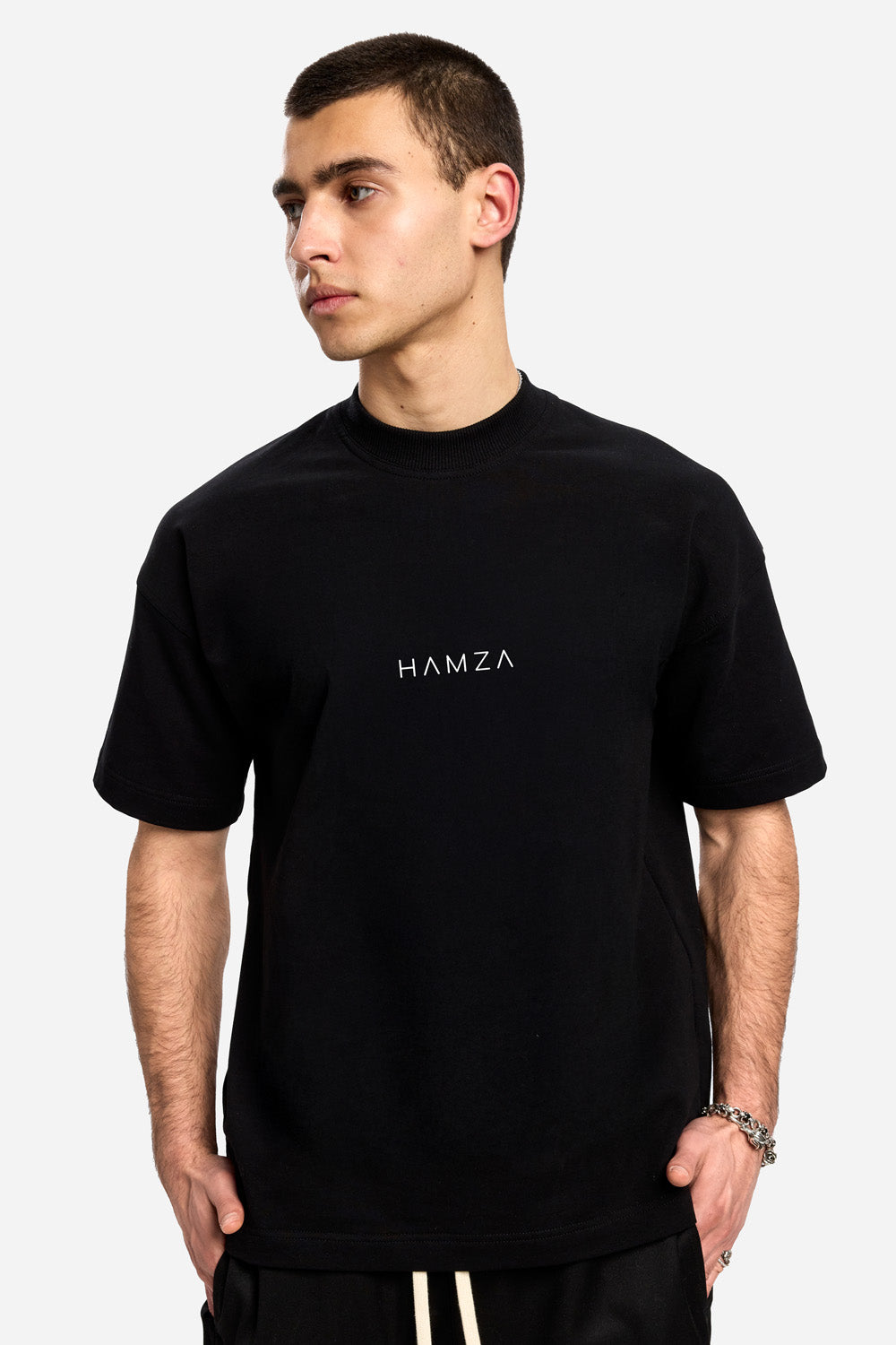 Tricou alb cu imprimeu Riyad