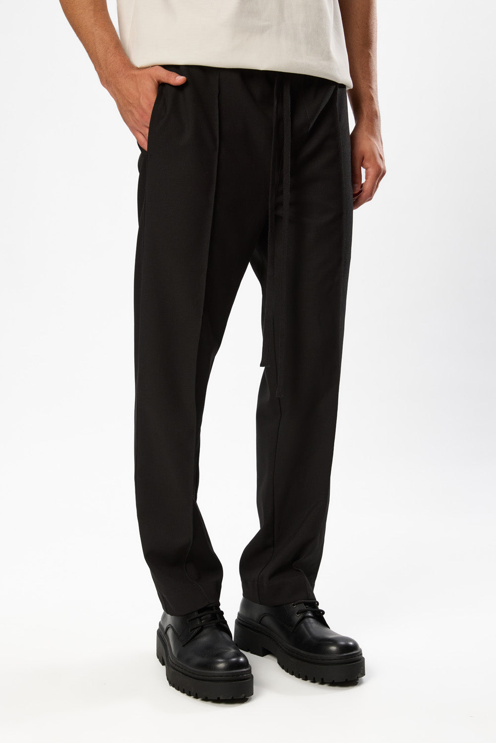 247 Wool Blend Pants Black