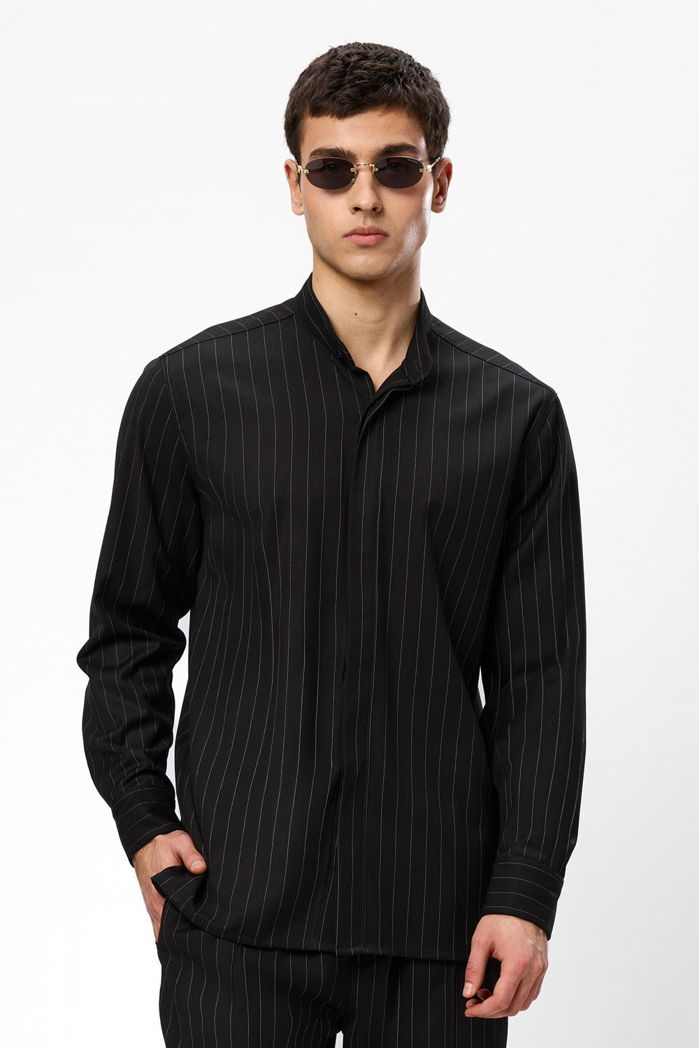 Thom striped light blue cloth Shirt