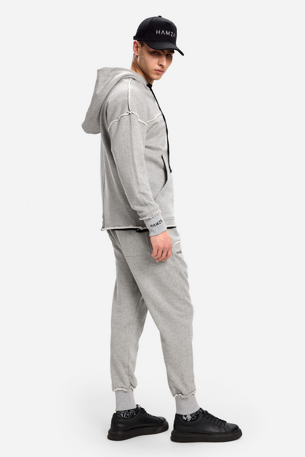 Crudo grey raw hoodie