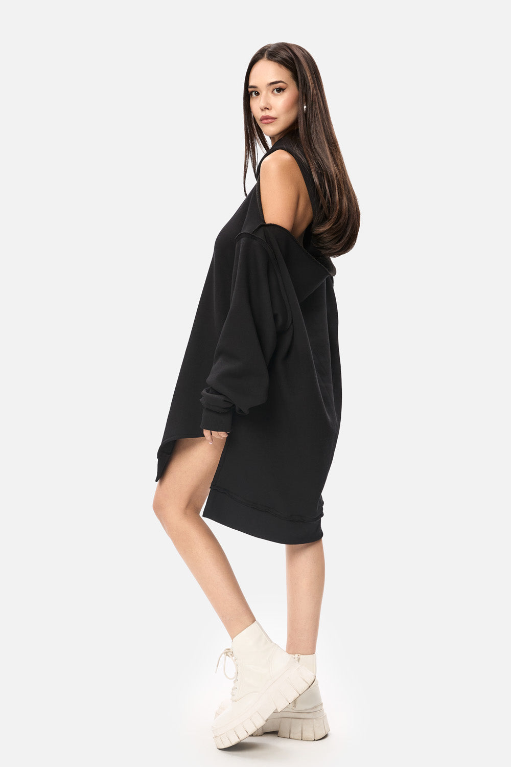 Delicate Hoodie-Dress W