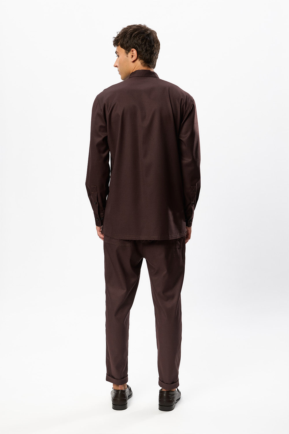 Thom Burgundy Pants