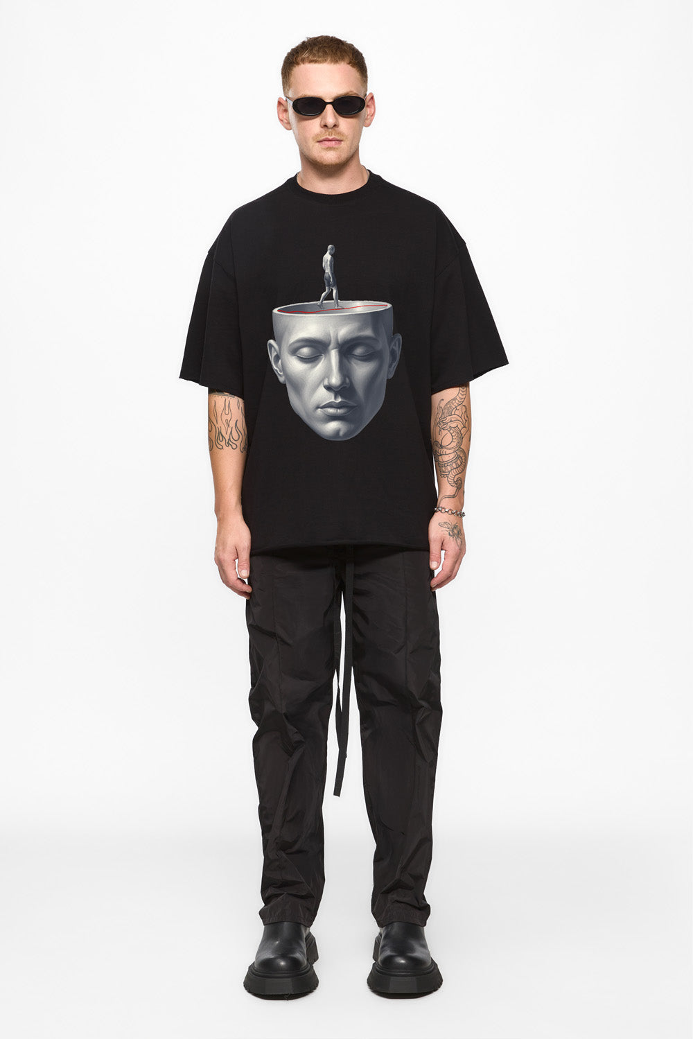 Biały Oversize T-shirt