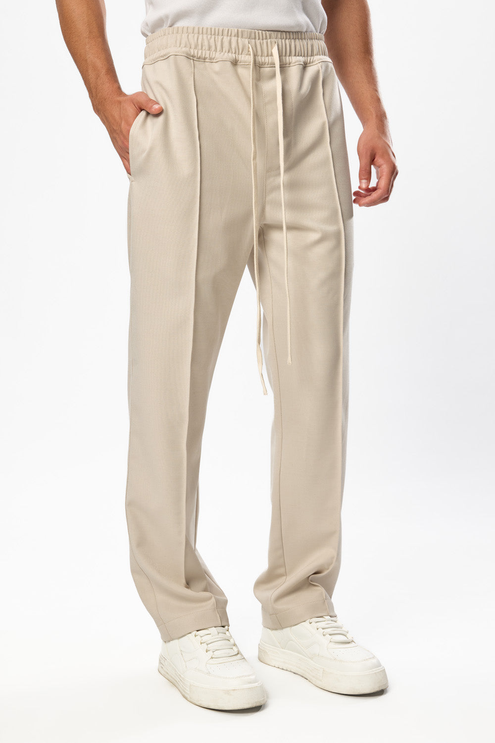 247 Off-White Wool Blend Pants