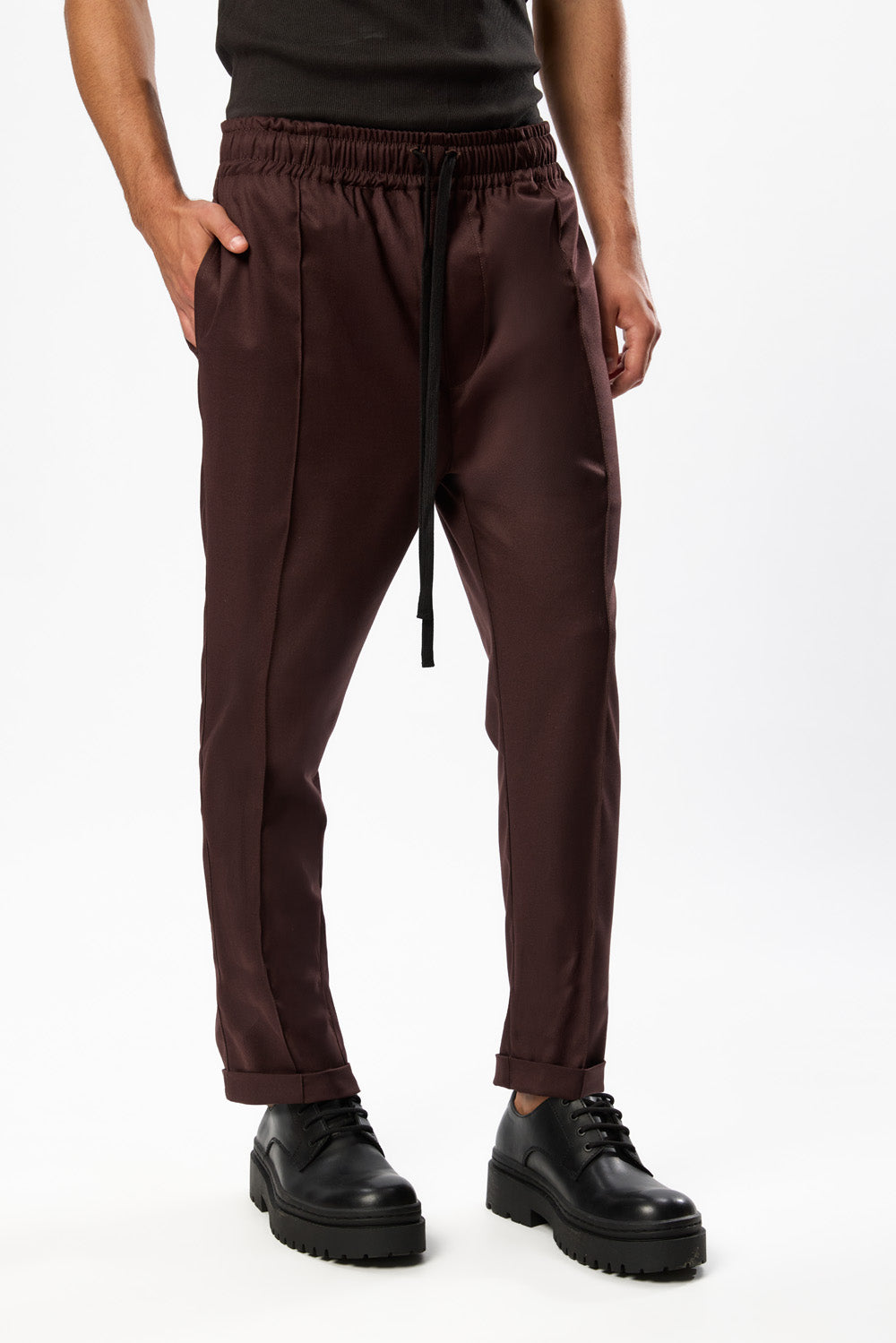 Thom Burgundy Pants