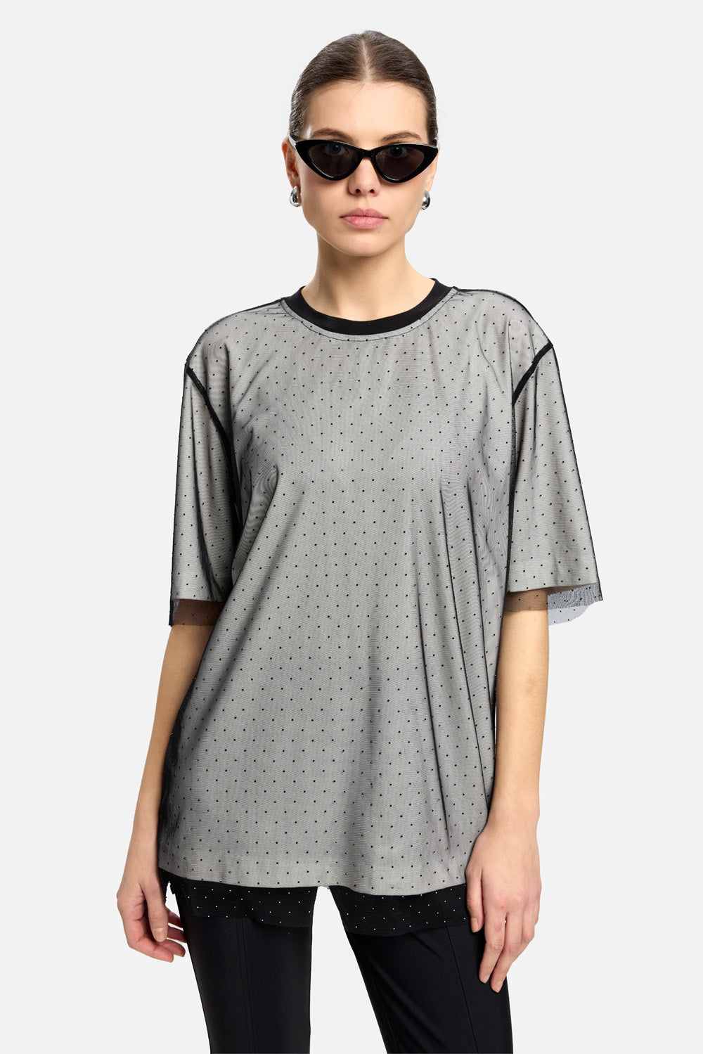 Tricou Venus cu strat dublu | Femei | Alb | Stil Modern & Elegant | Confort & Funcționalitate | Atelier Hamza