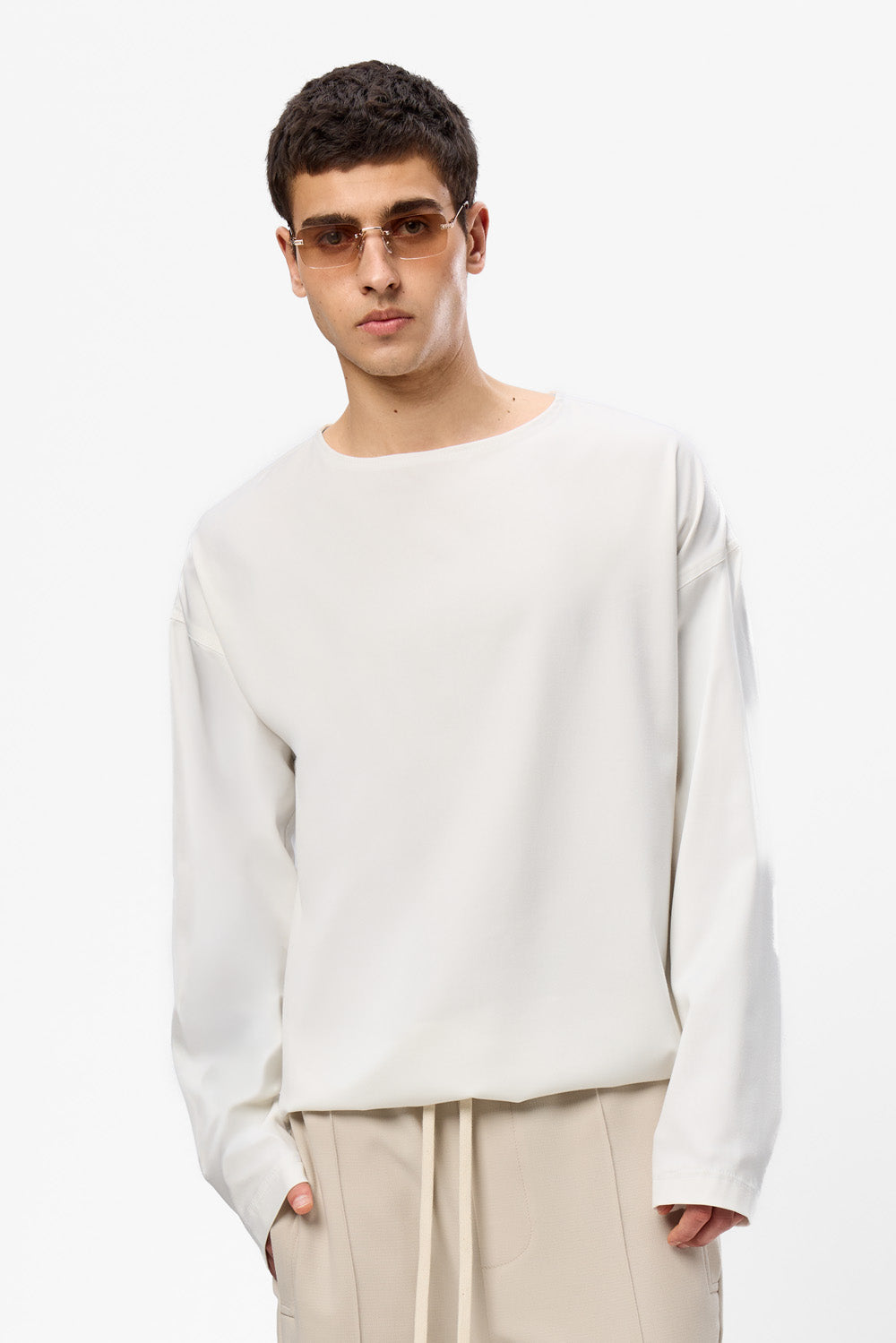 Florence V2 Cloth Off-White Long Sleeve T-Shirt