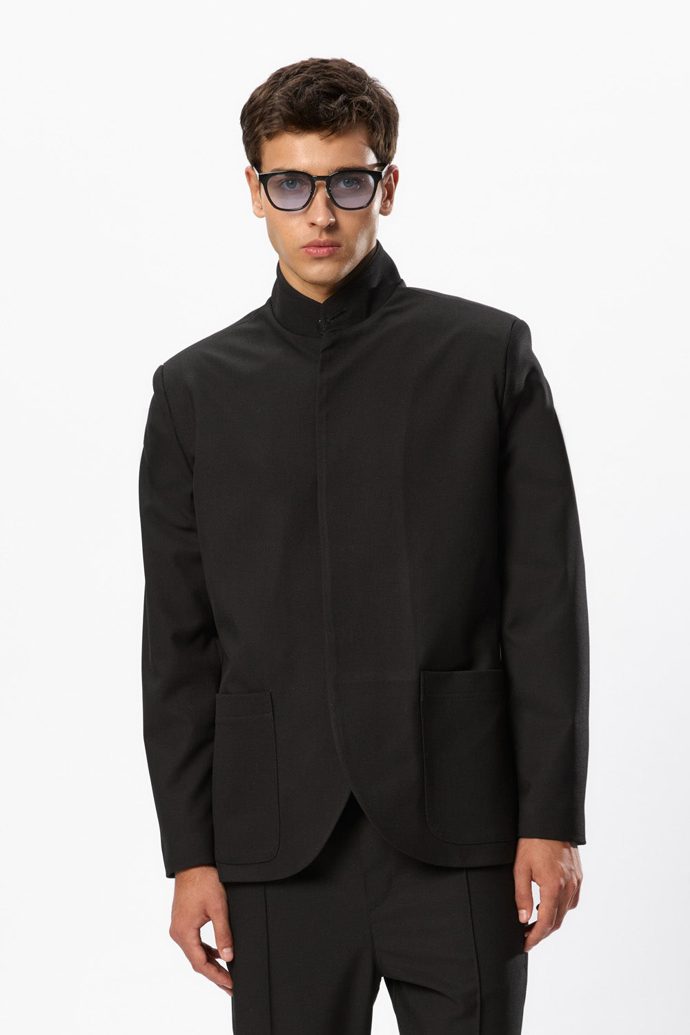 Luce Black Wool blend Cloth Blazer