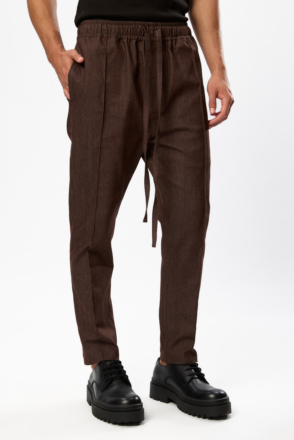 Six V2 Brown Denim  Pants