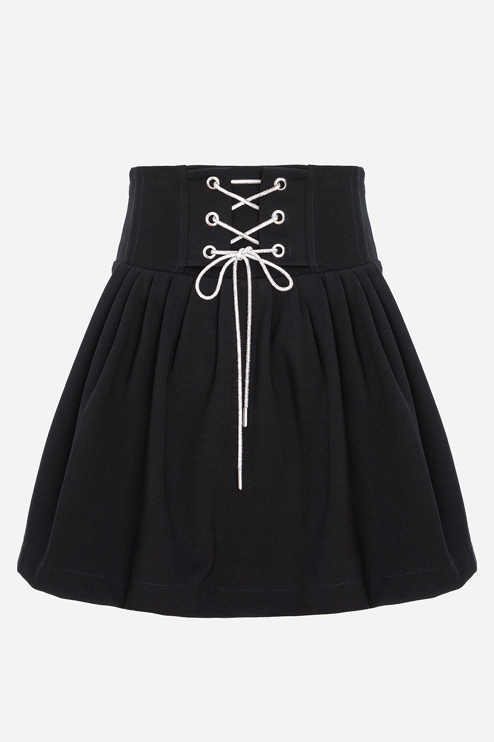 Szorty Santorini z popeliny z aplikowanymi cyrkoniami