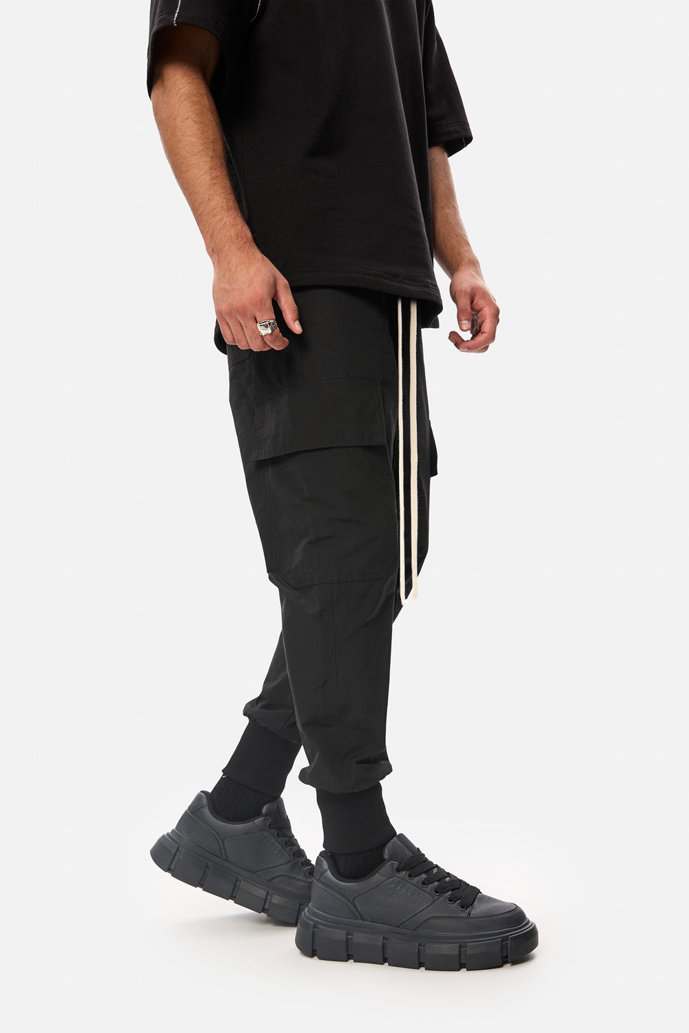 Lyon X Nylon Black Pants