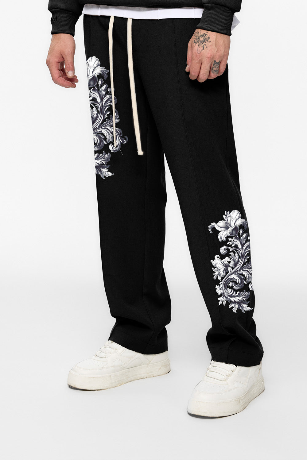 Baroque black fleece Pants