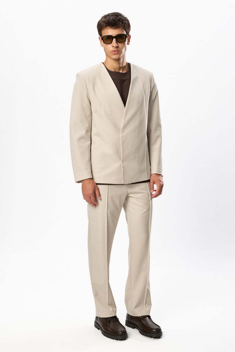 247 Vanilla Wool Blend Blazer