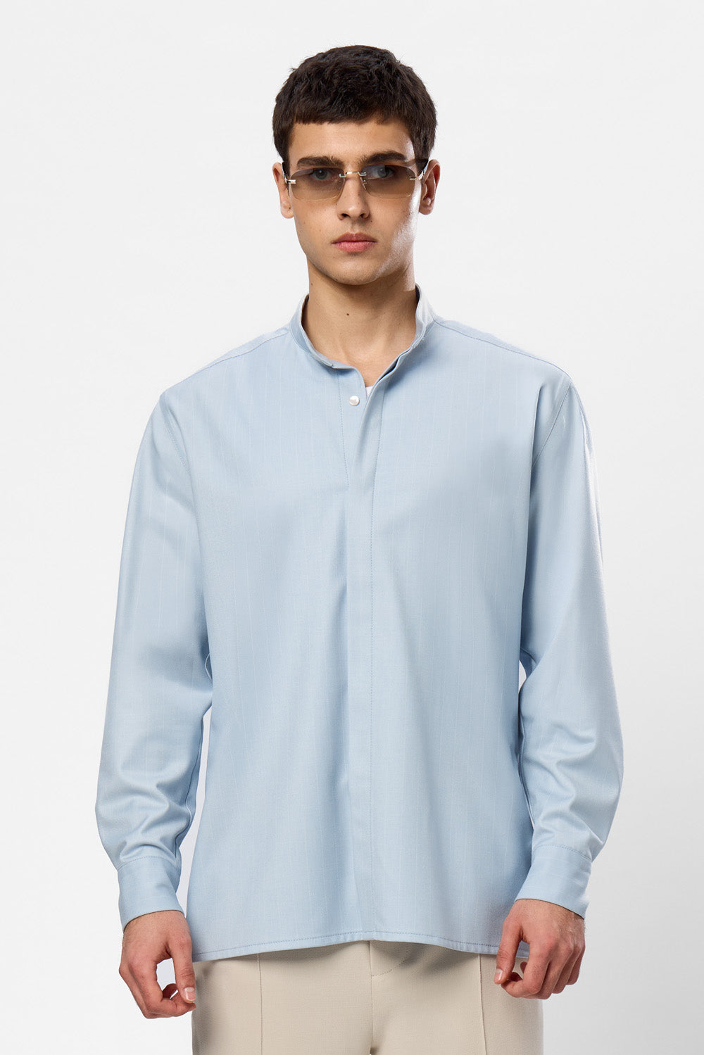 Thom striped light blue cloth Shirt