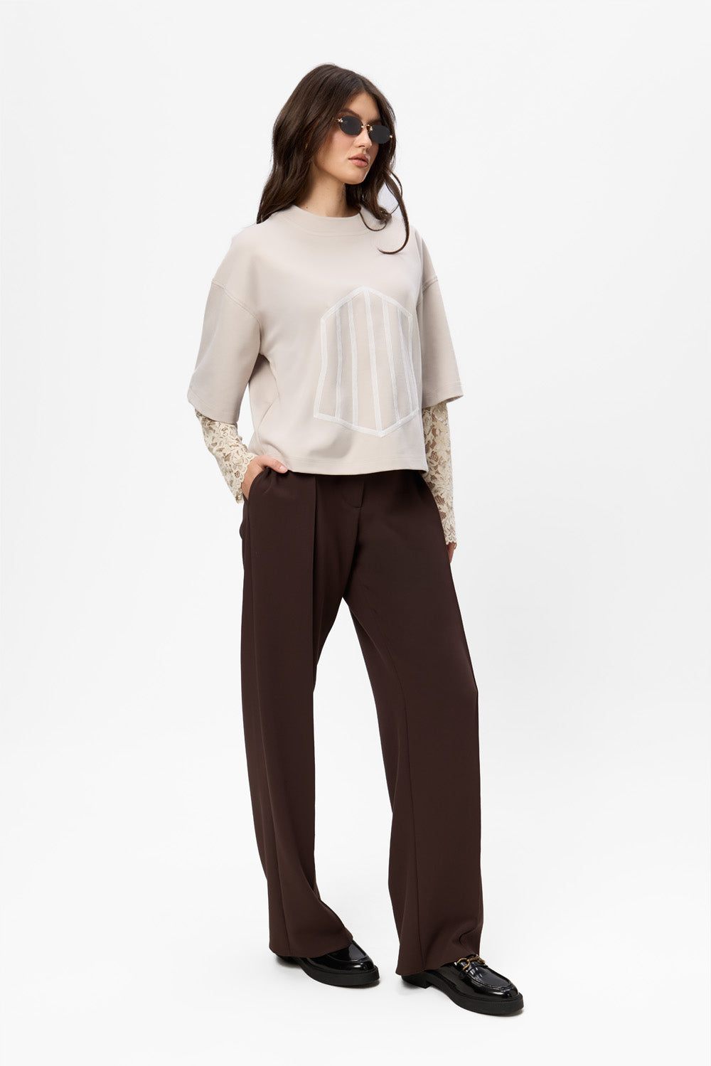 Kimi V2 Cloth Brown Pants