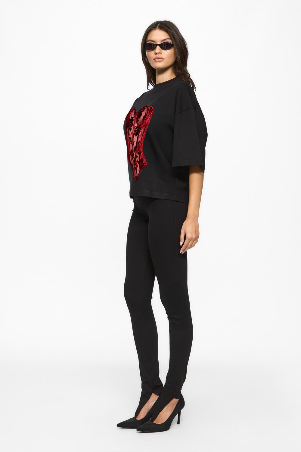 Charmante drukowana koszulka w kolorze Off-White W