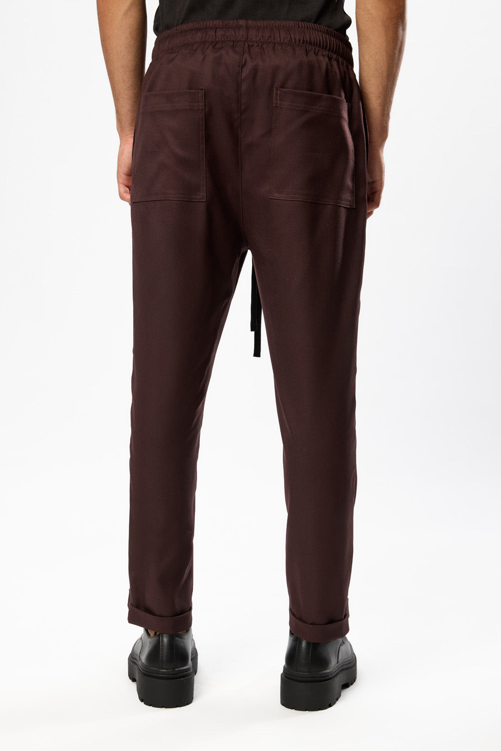 Thom Burgundy Pants
