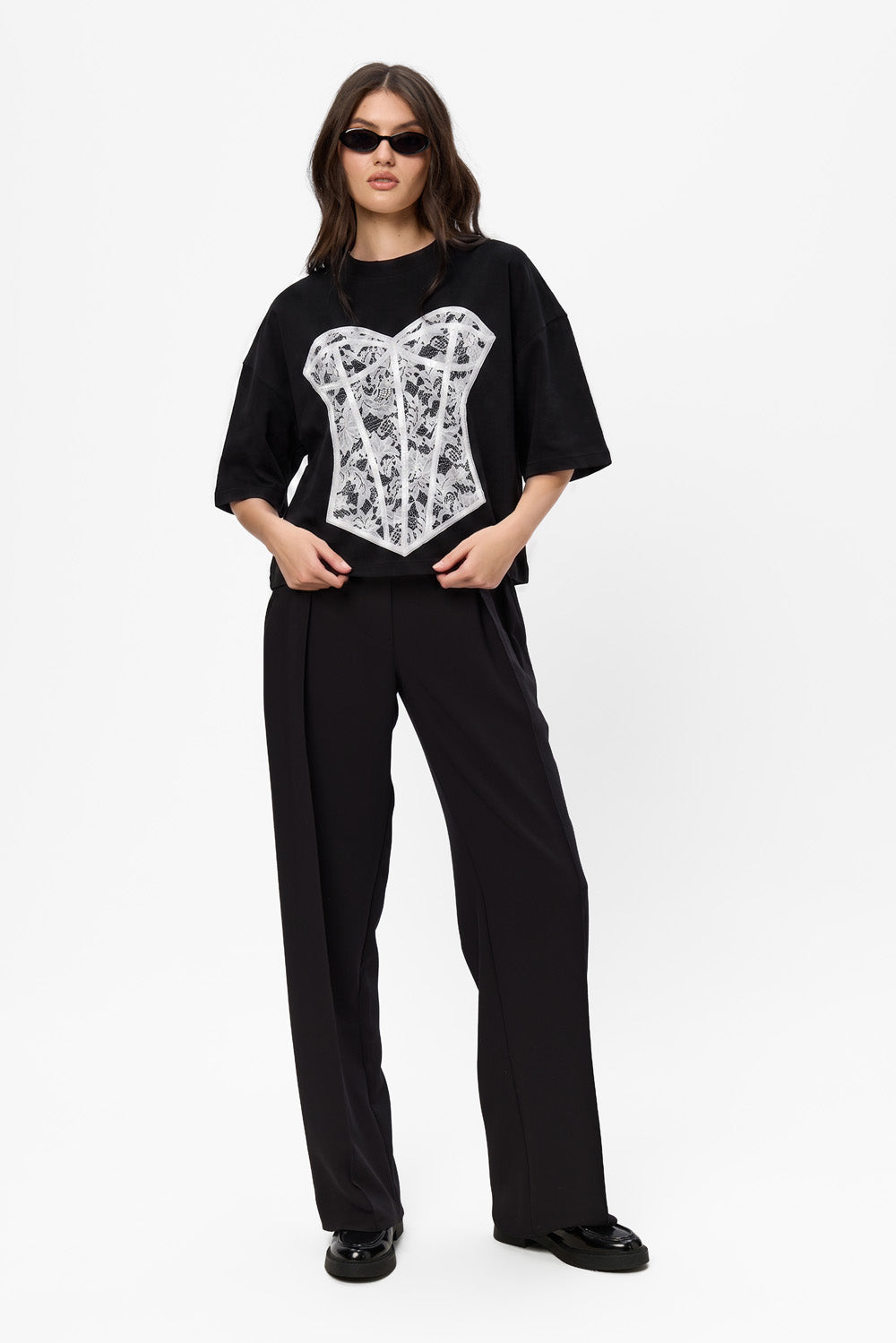 Charmante drukowana koszulka w kolorze Off-White W