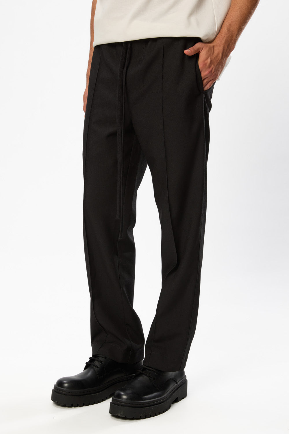 247 Wool Blend Pants Black