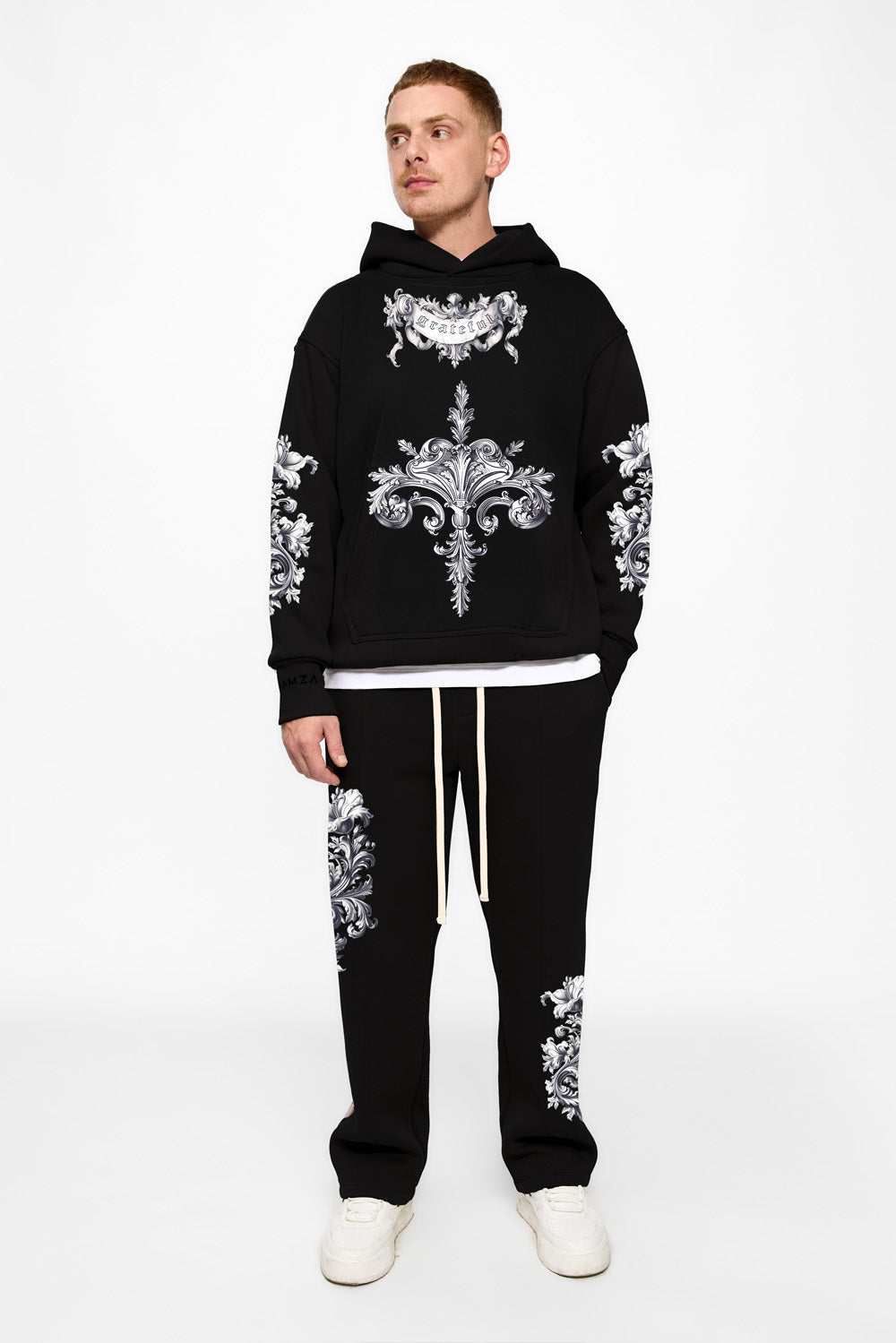Baroque black fleece Pants
