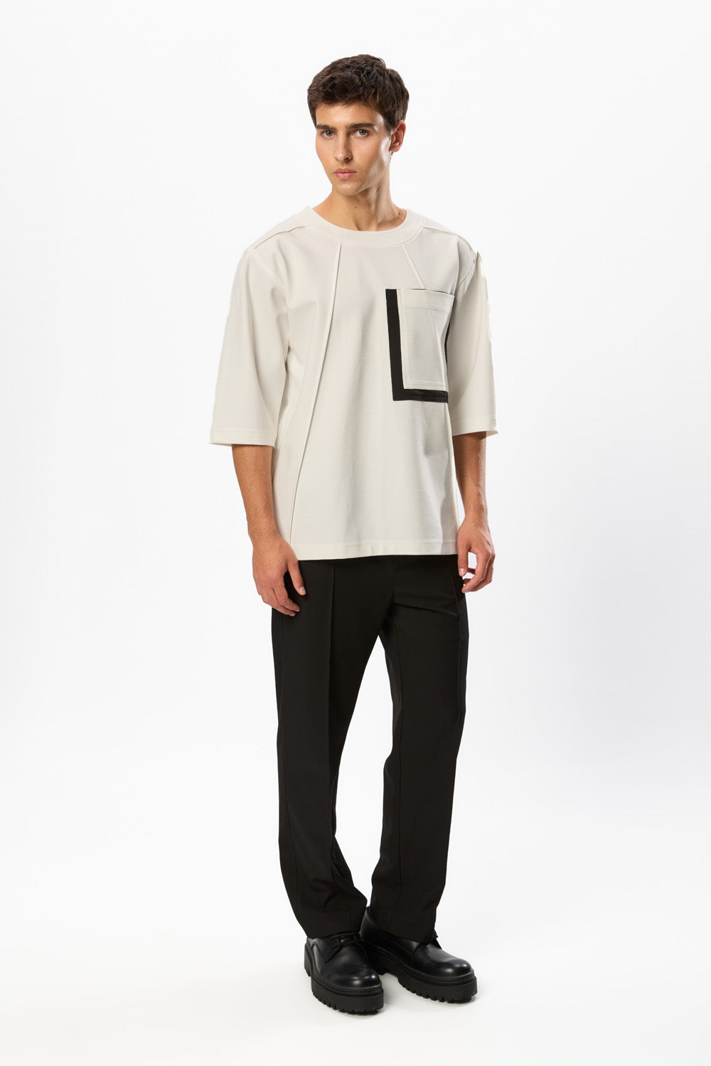 Pocket Off-White Omar T-Shirt