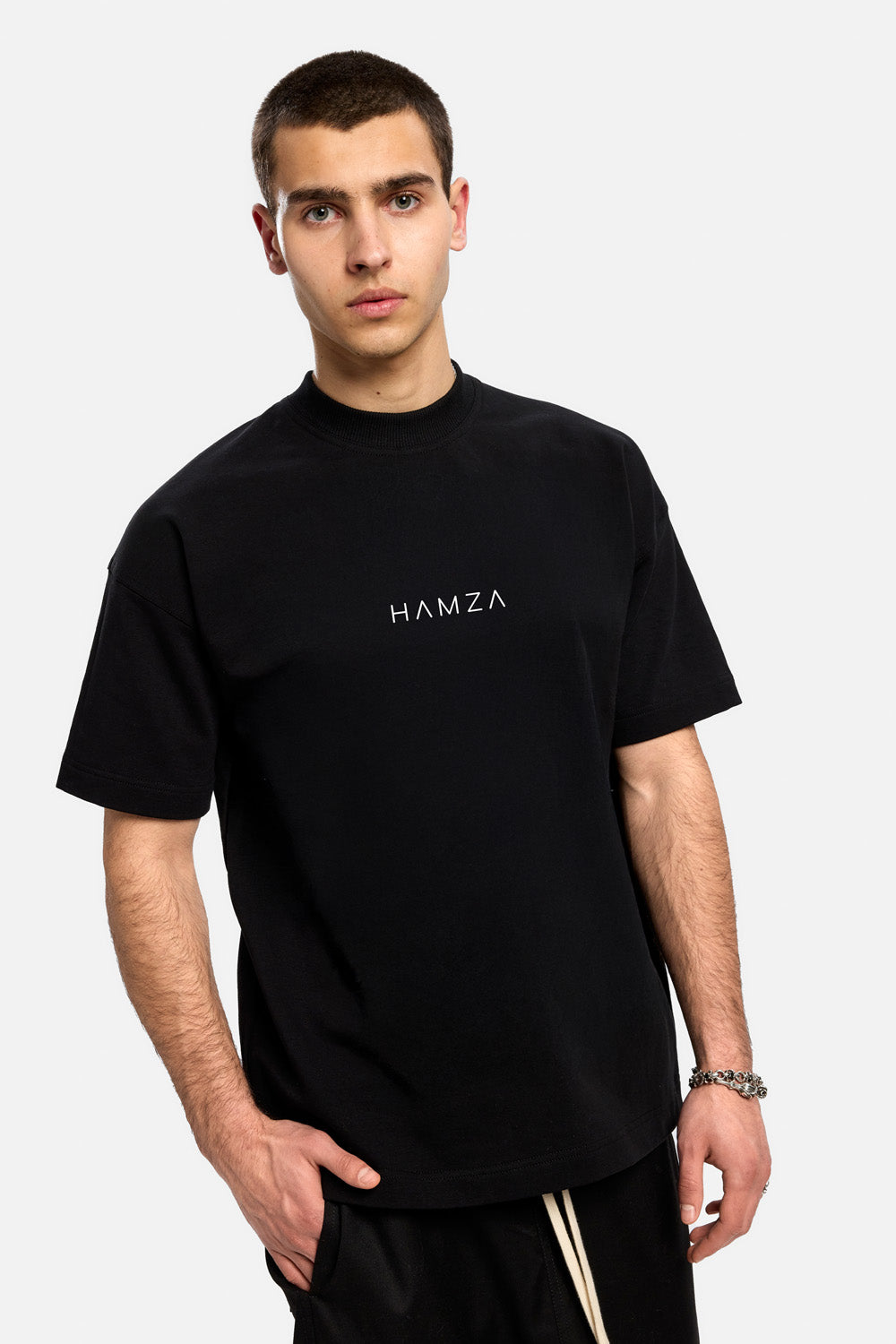 Tricou alb cu imprimeu Riyad