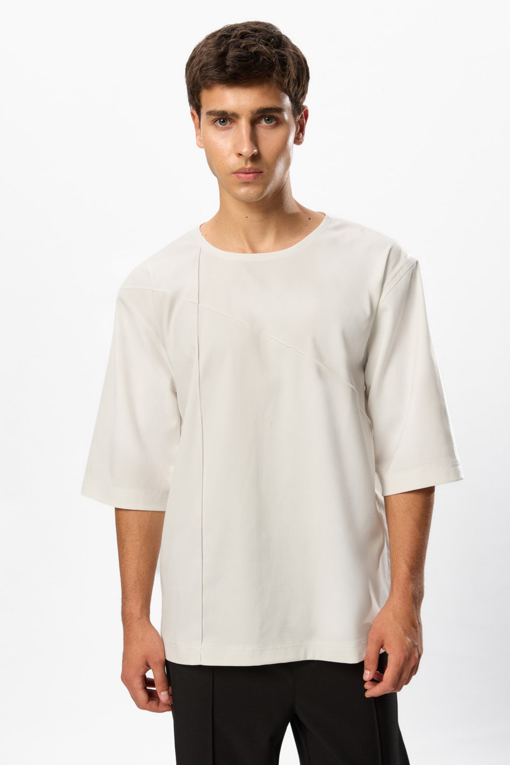Thom X Off-White Woven T-Shirt