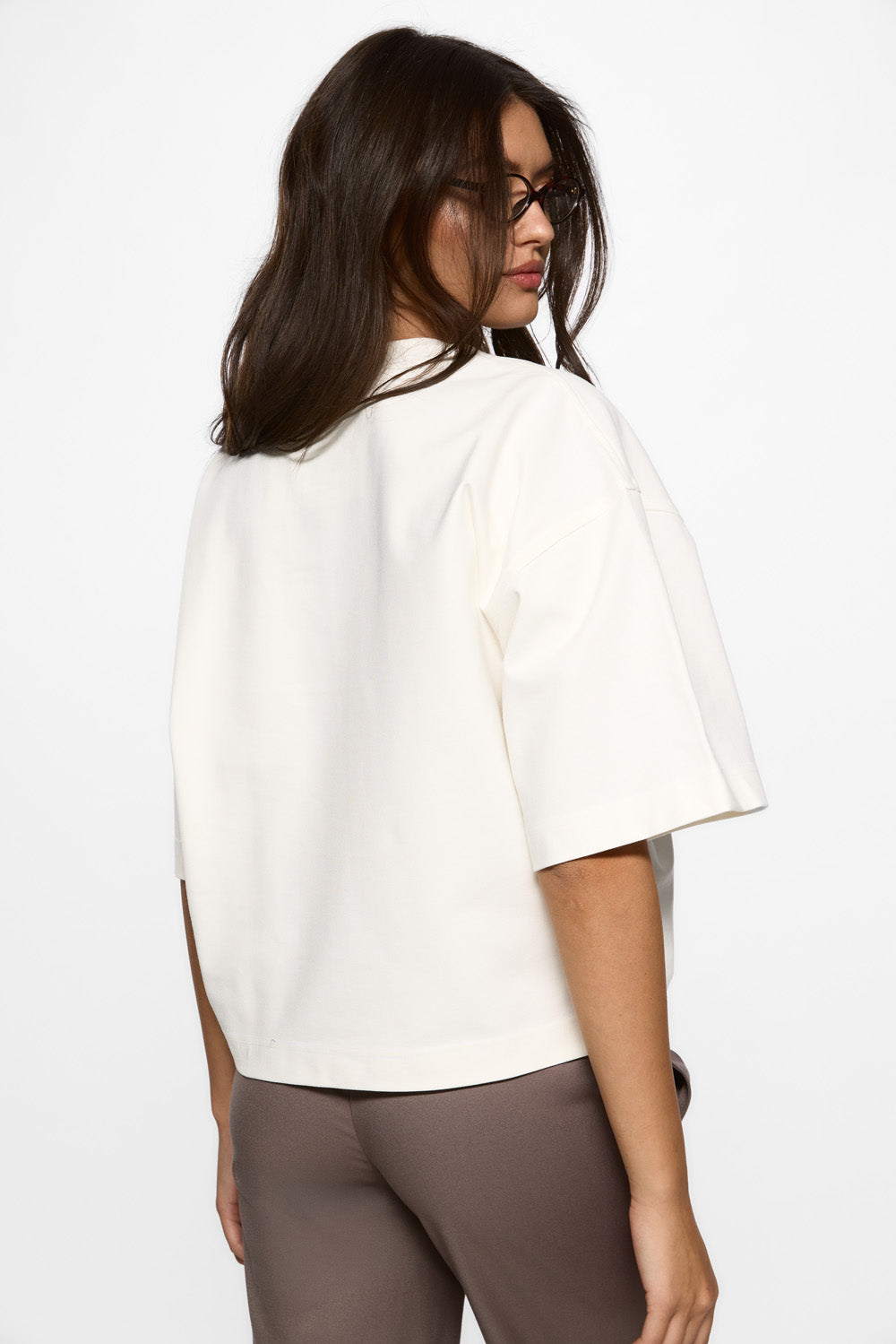 Charmante drukowana koszulka w kolorze Off-White W