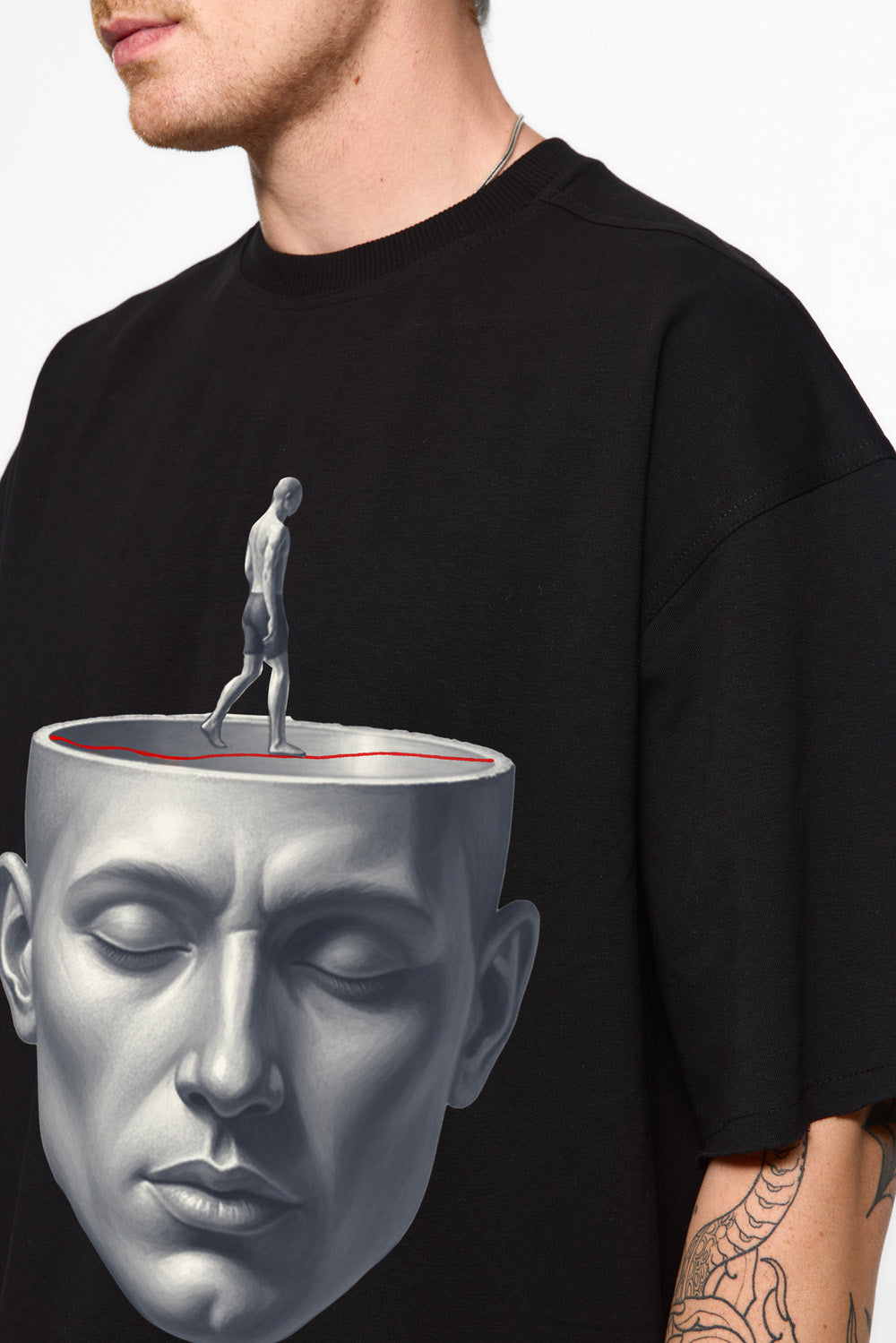 Biały Oversize T-shirt