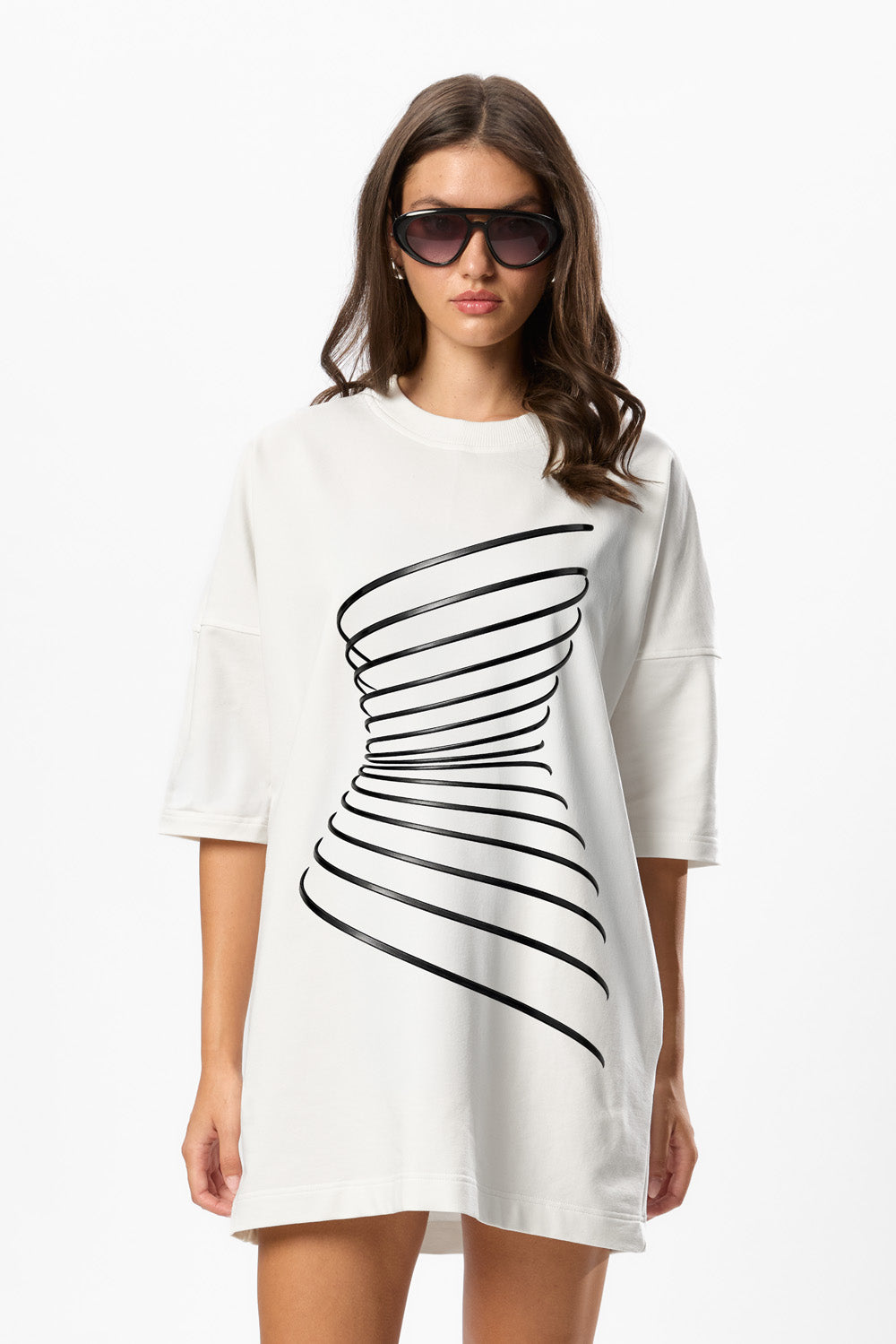 Sirena Printed Corset Dress