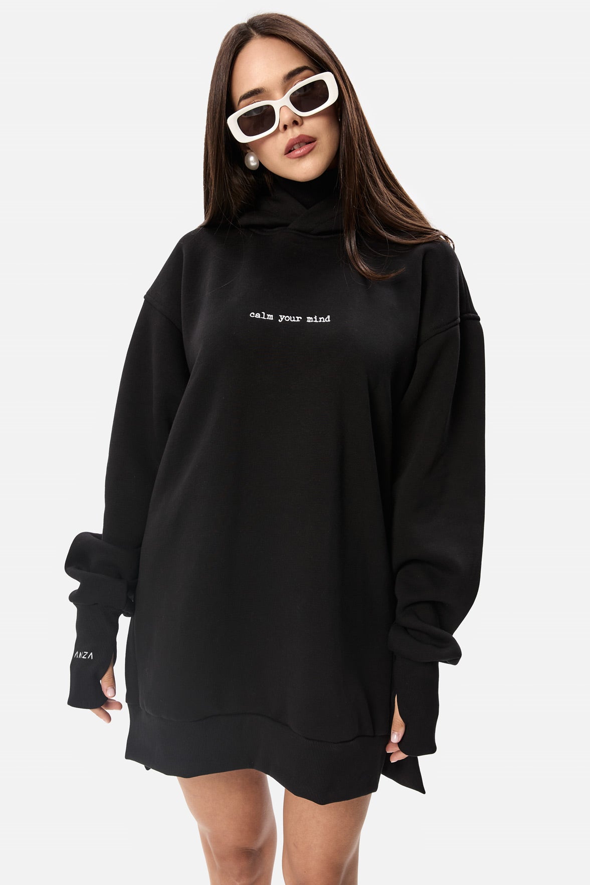 Oversized Black Hoodie W