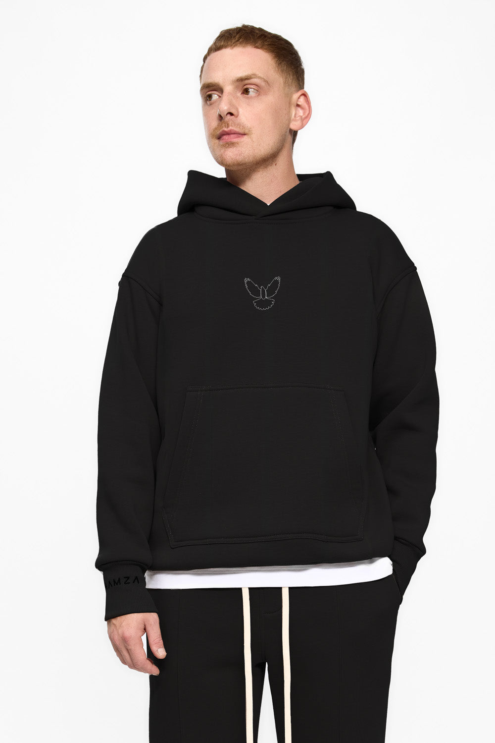 Saint Fleece Hoodie | Men | Black | Modern and elegant style | Comfort and functionality | Atelier Hamza