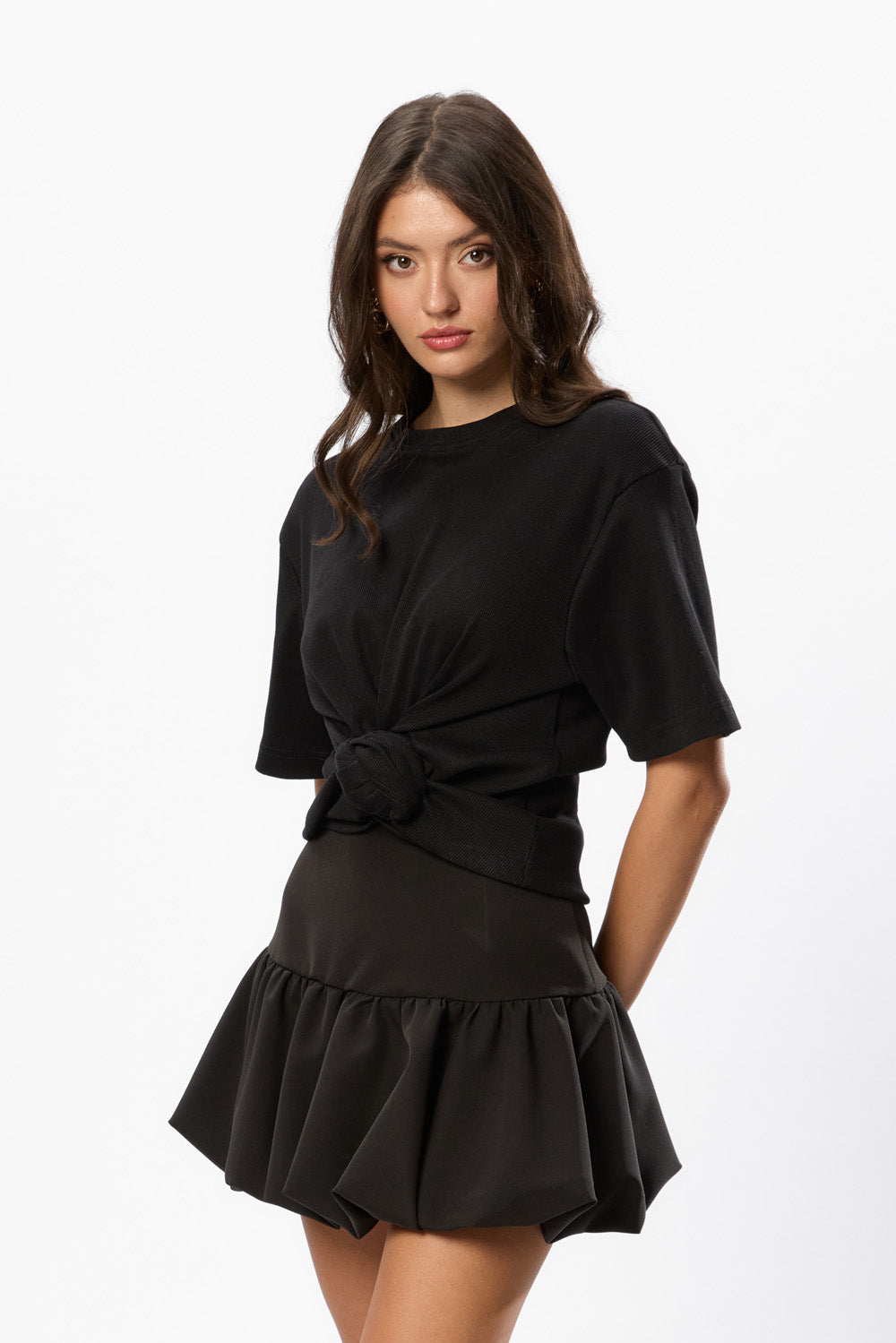 Karina Rib Top Black
