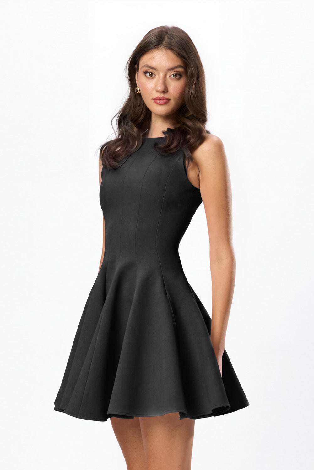 Sienna black woven Dress