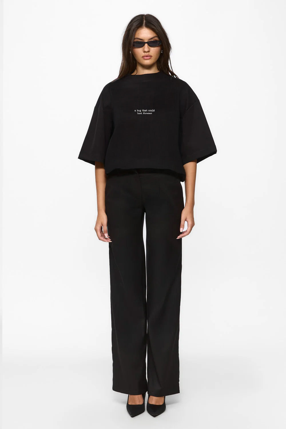 Valentines 2.0 printed Black T-Shirt