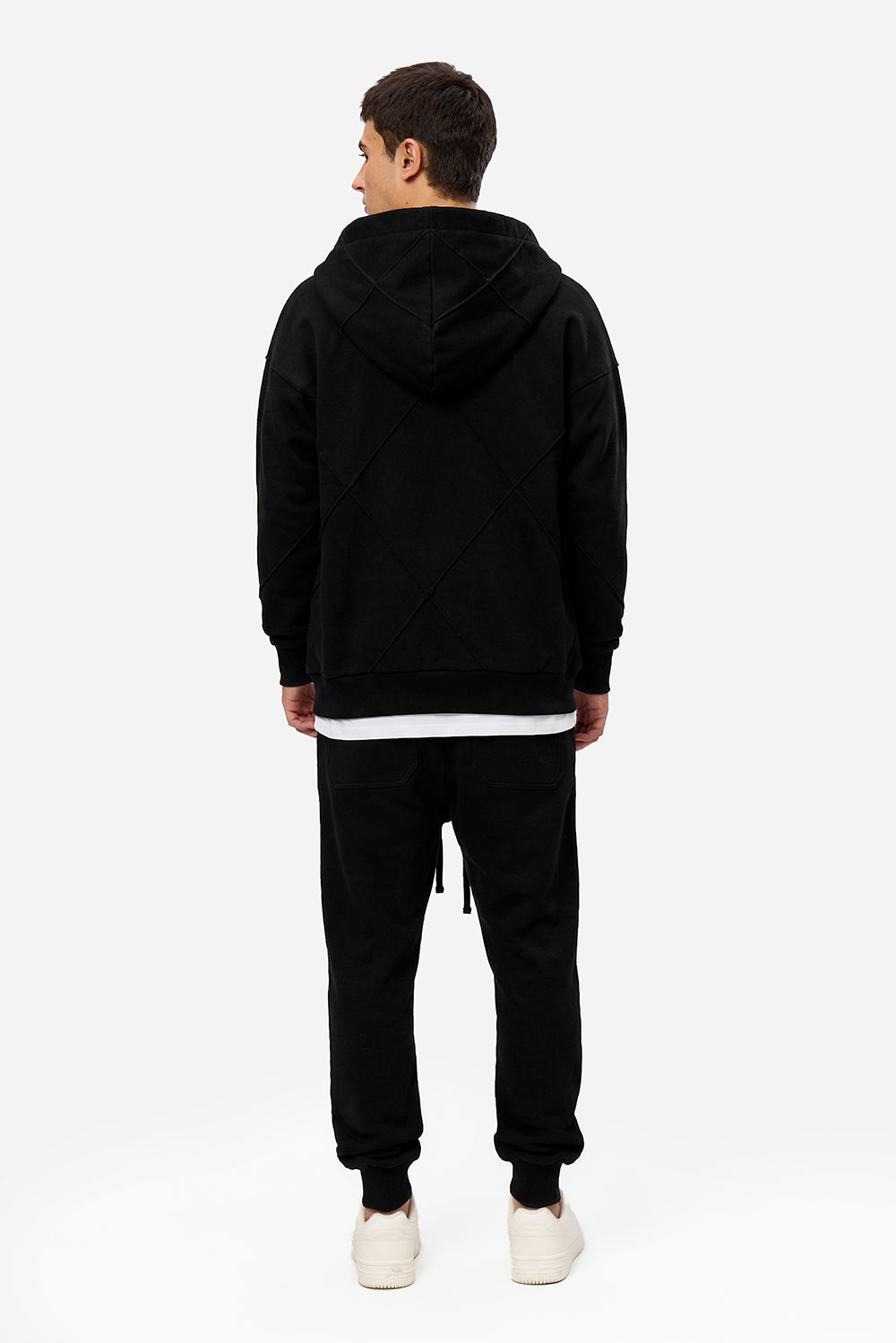Crudo V2 Black Cotton Tracksuit