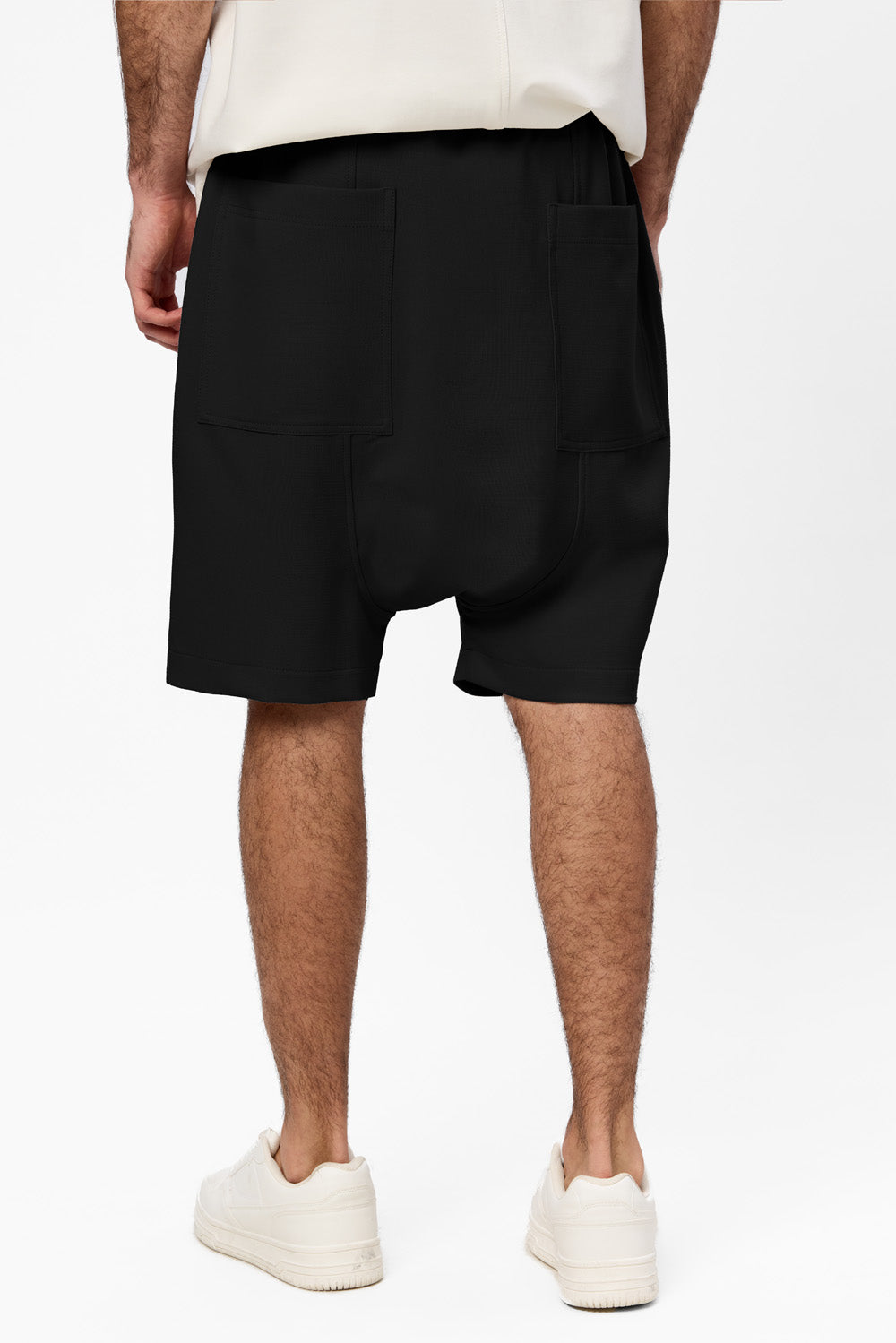 247 Black Cloth Shorts