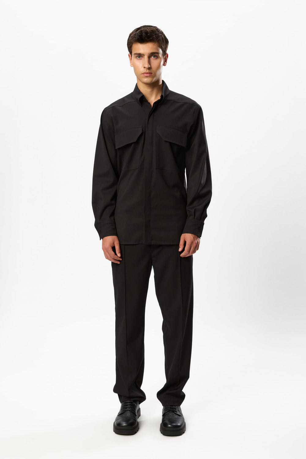 247 Wool Blend Pants Black