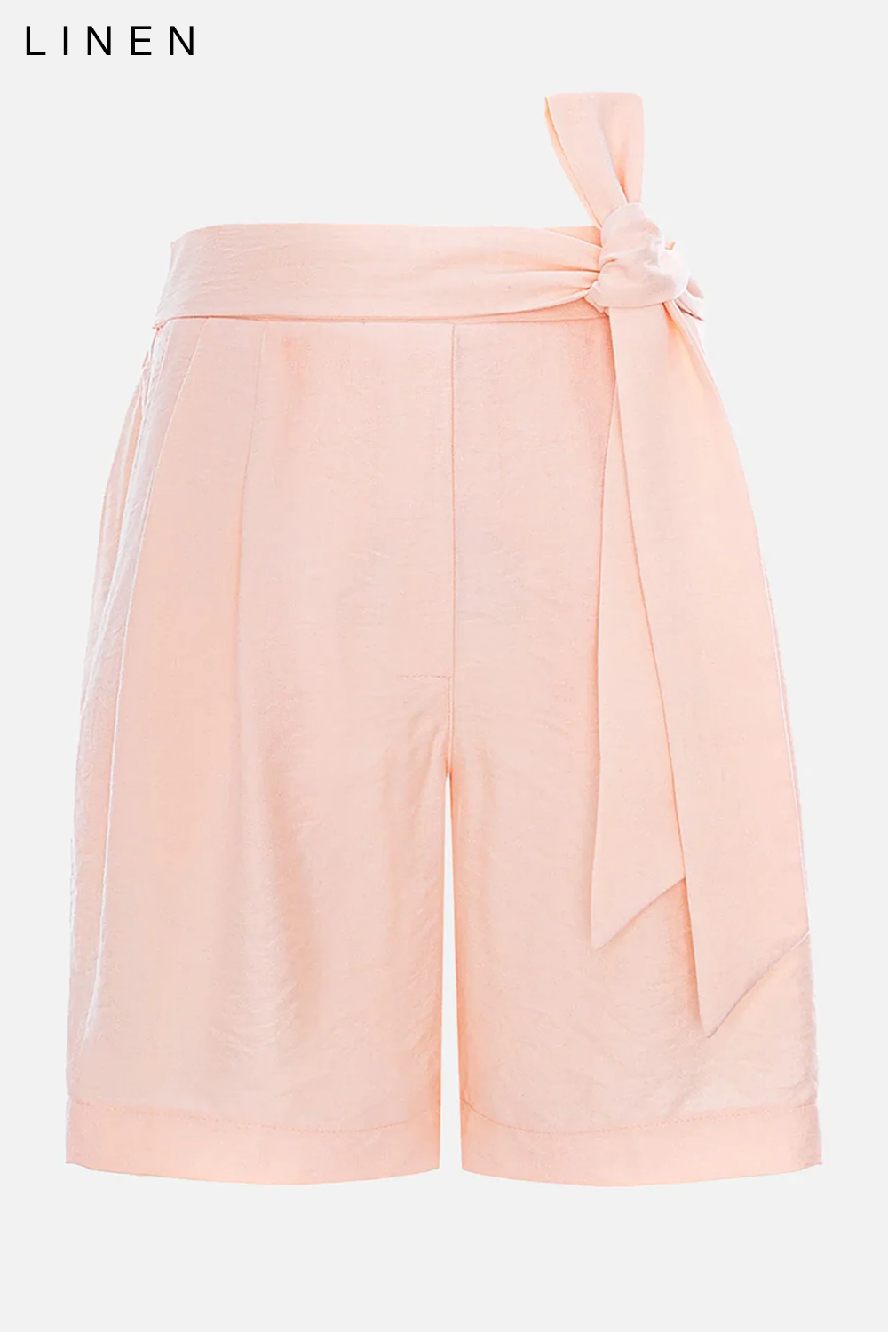 Madeira linen peachy shorts