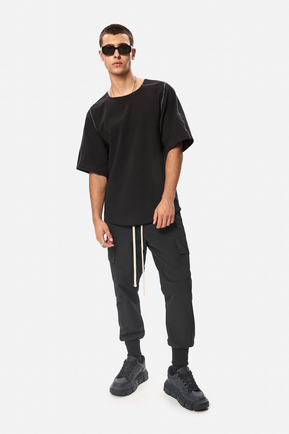 Lyon X Nylon Black Pants