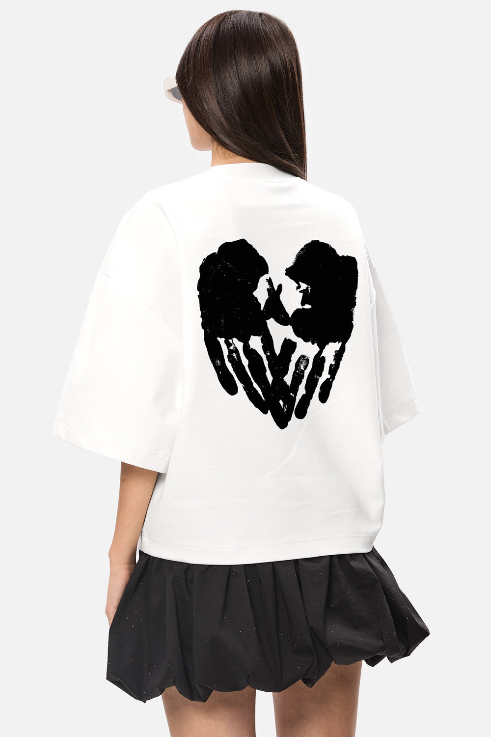 Valentines 2.0 printed Black T-Shirt