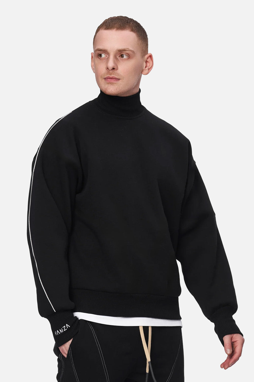 Linea Black Turtleneck