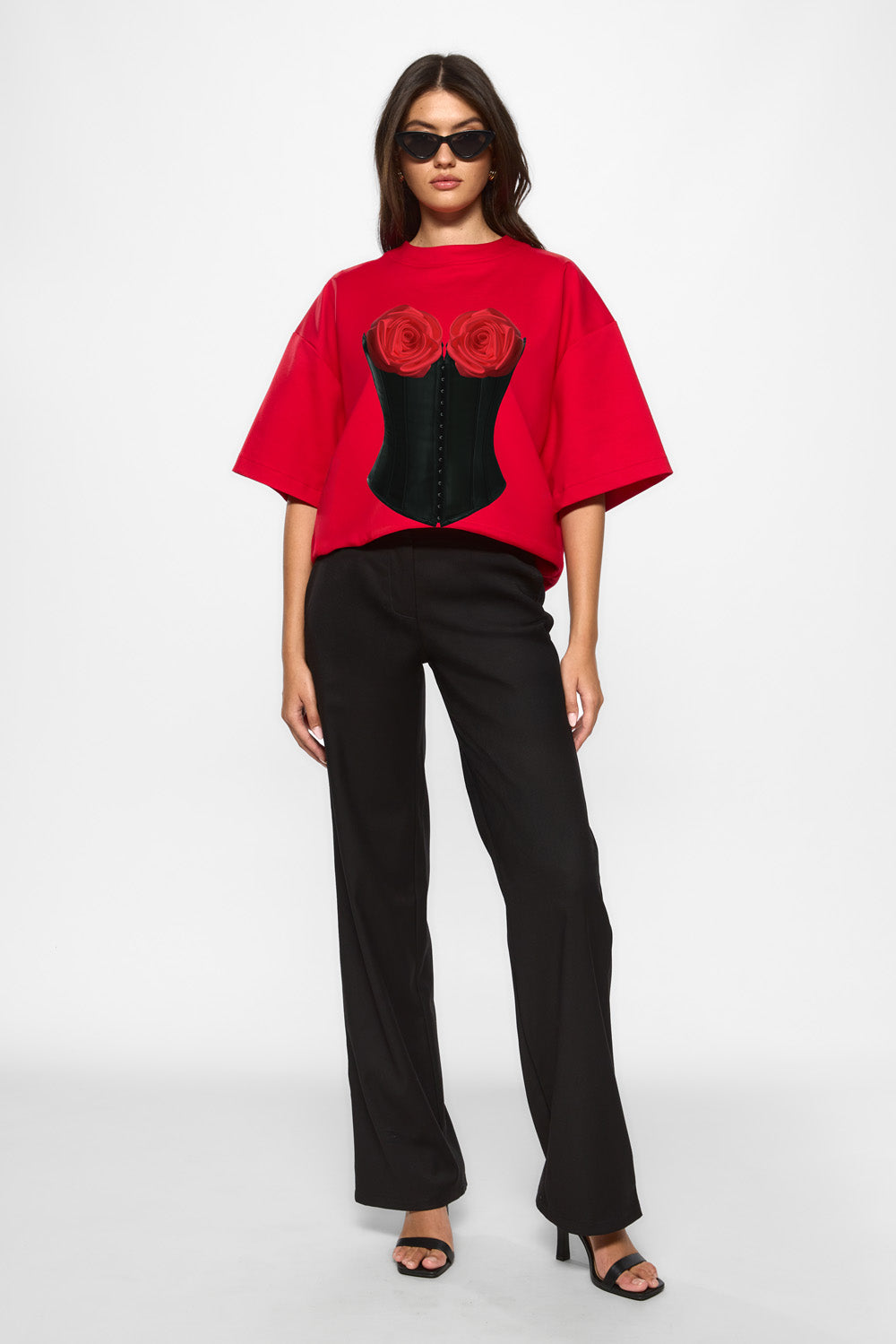 Charmante drukowana koszulka w kolorze Off-White W