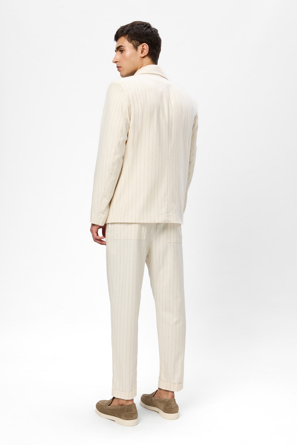 Thom V2 Vanilla with stripes Cloth Blazer