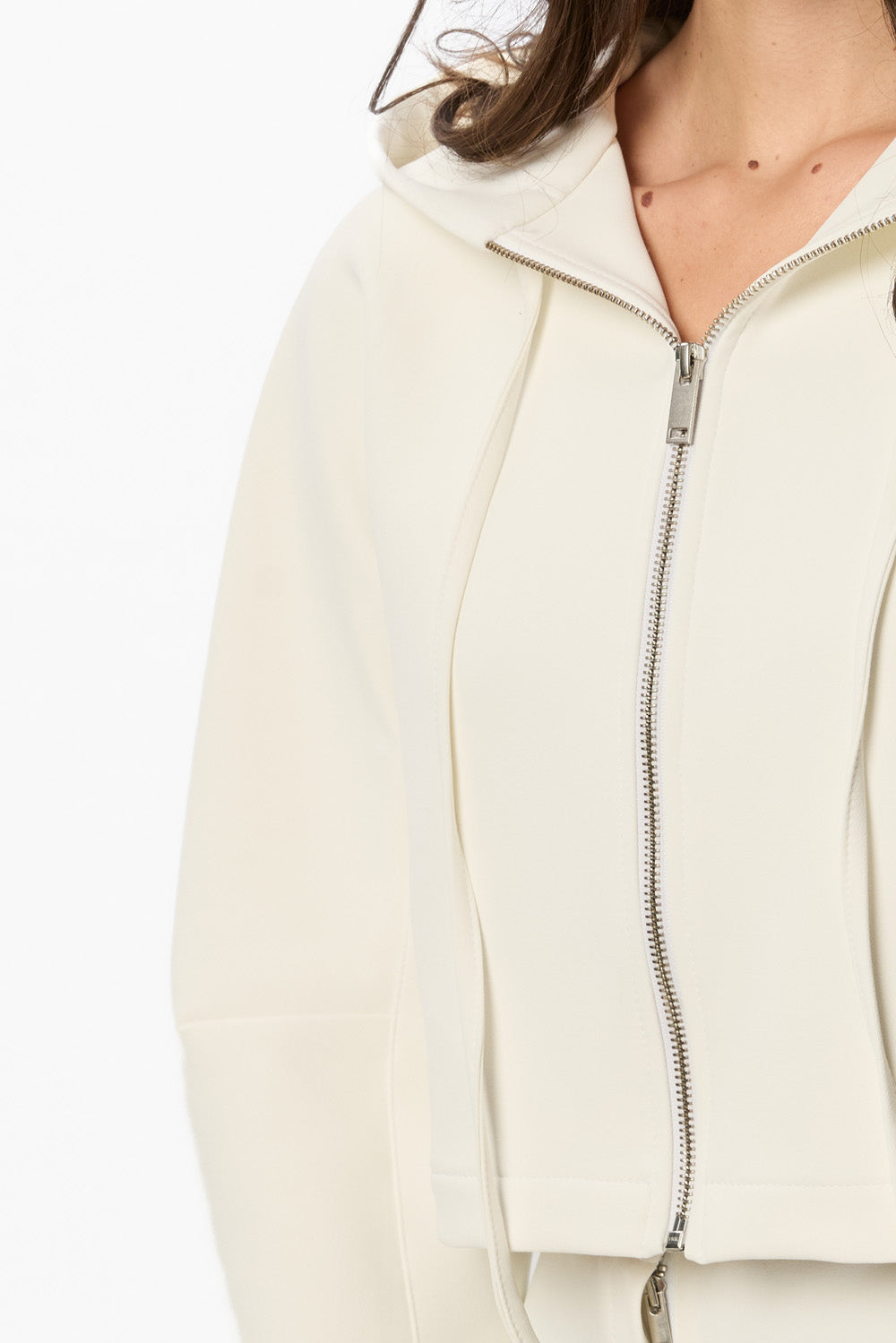 Feli Off-White Woven Jacket