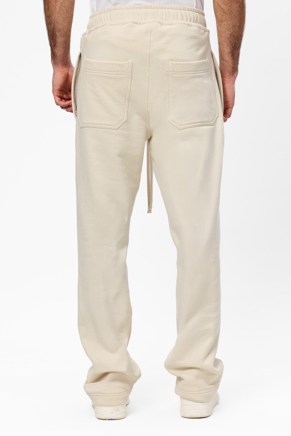 247 V2 Vanilla Cotton Pants with decorative stitches