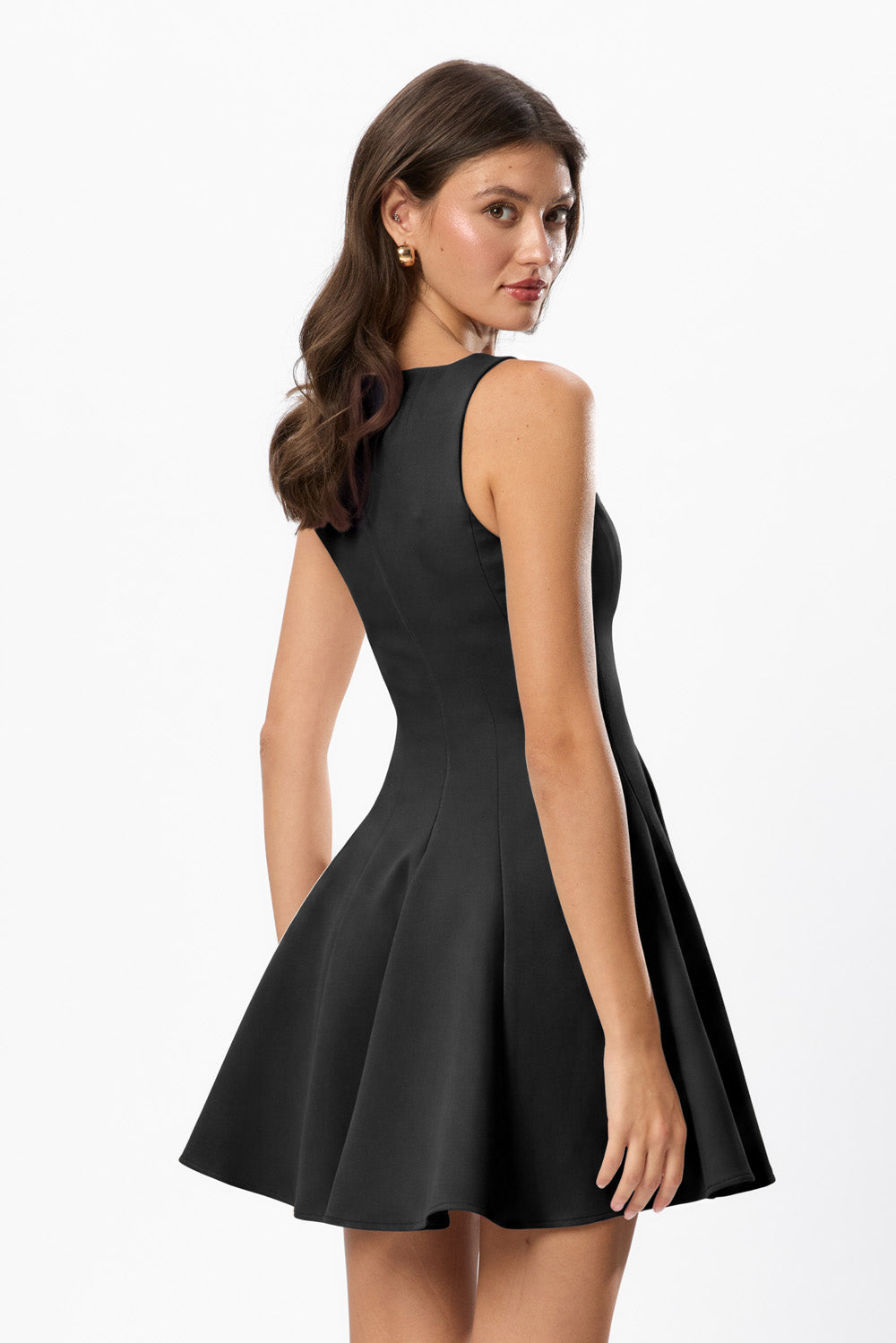 Sienna black woven Dress