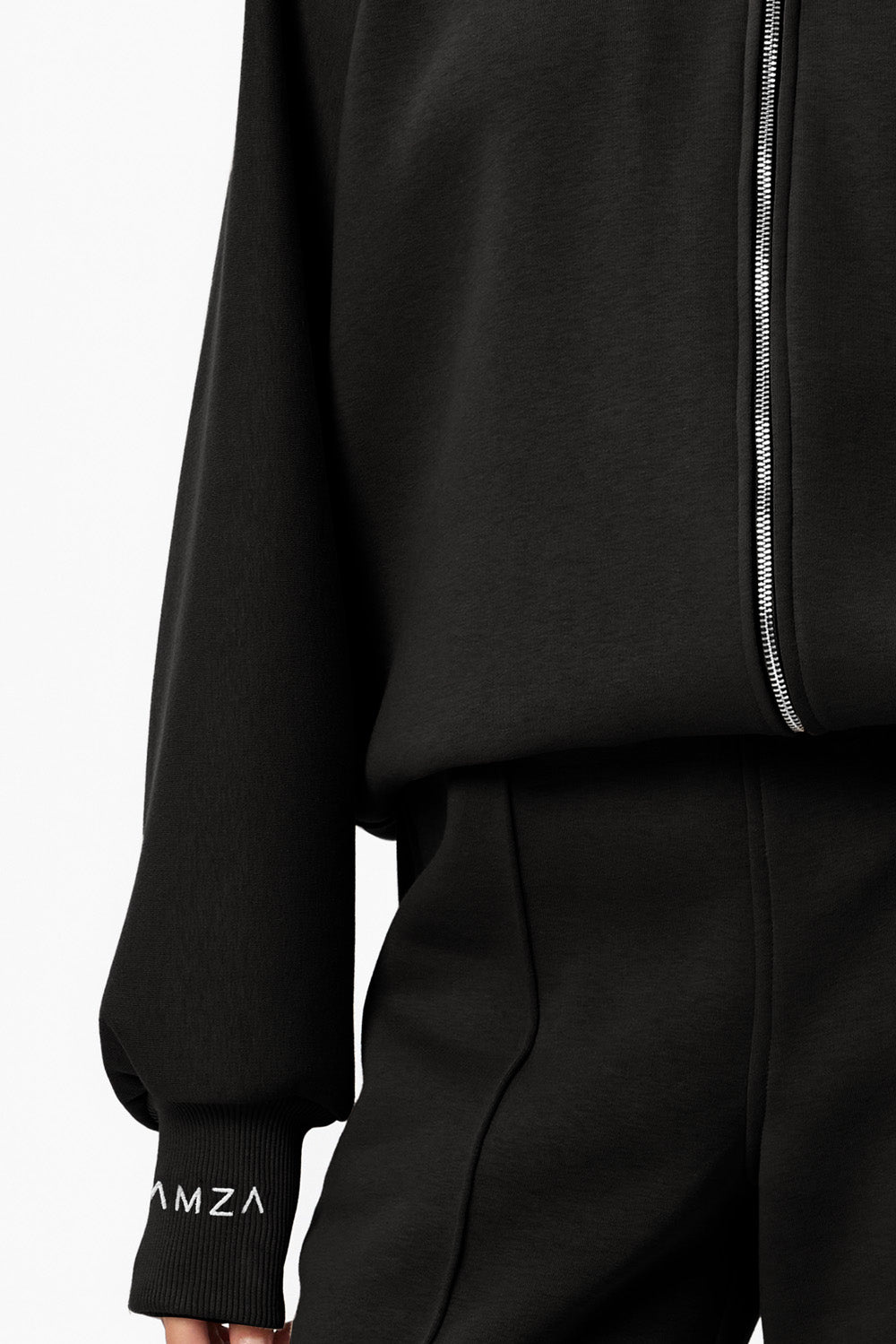 Hardy V2 Black Fleece Zip  Hoodie