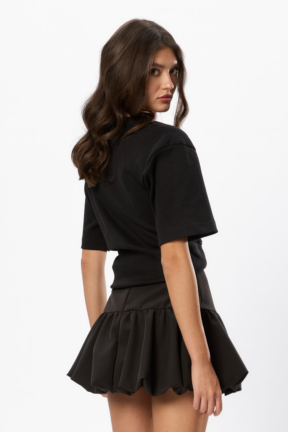 Karina Rib Top Black